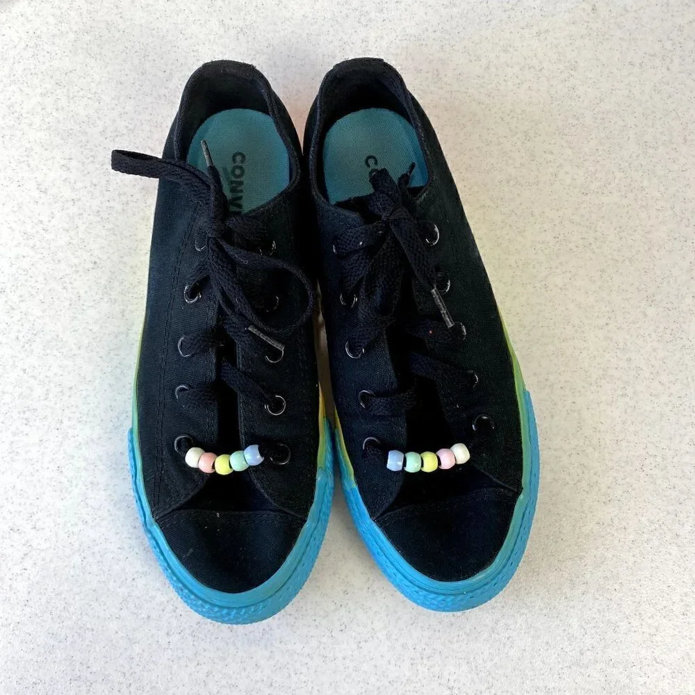 Converse Youth Chuck Taylor All Star Low Rainbow Ice Sneakers 2